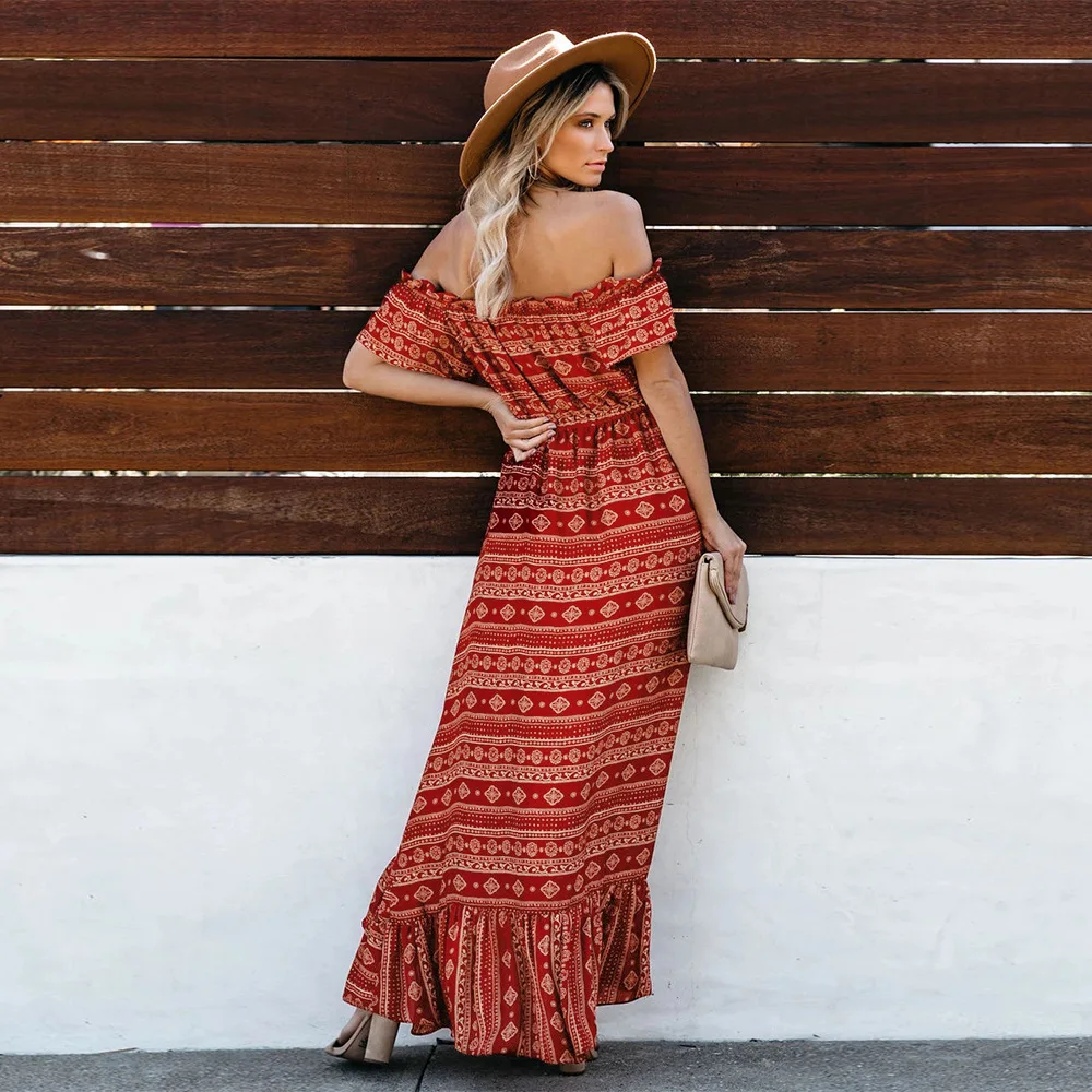 Сексуальное клетчатое платье с одним плечом и большими качелями лето 2020