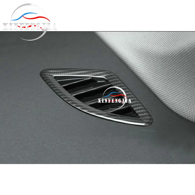 

For BMW X1 X2 F47 F48 16-19 Carbon Fiber Color Dashboard Front Upper Air Vent Outlet Frame Cover Trim
