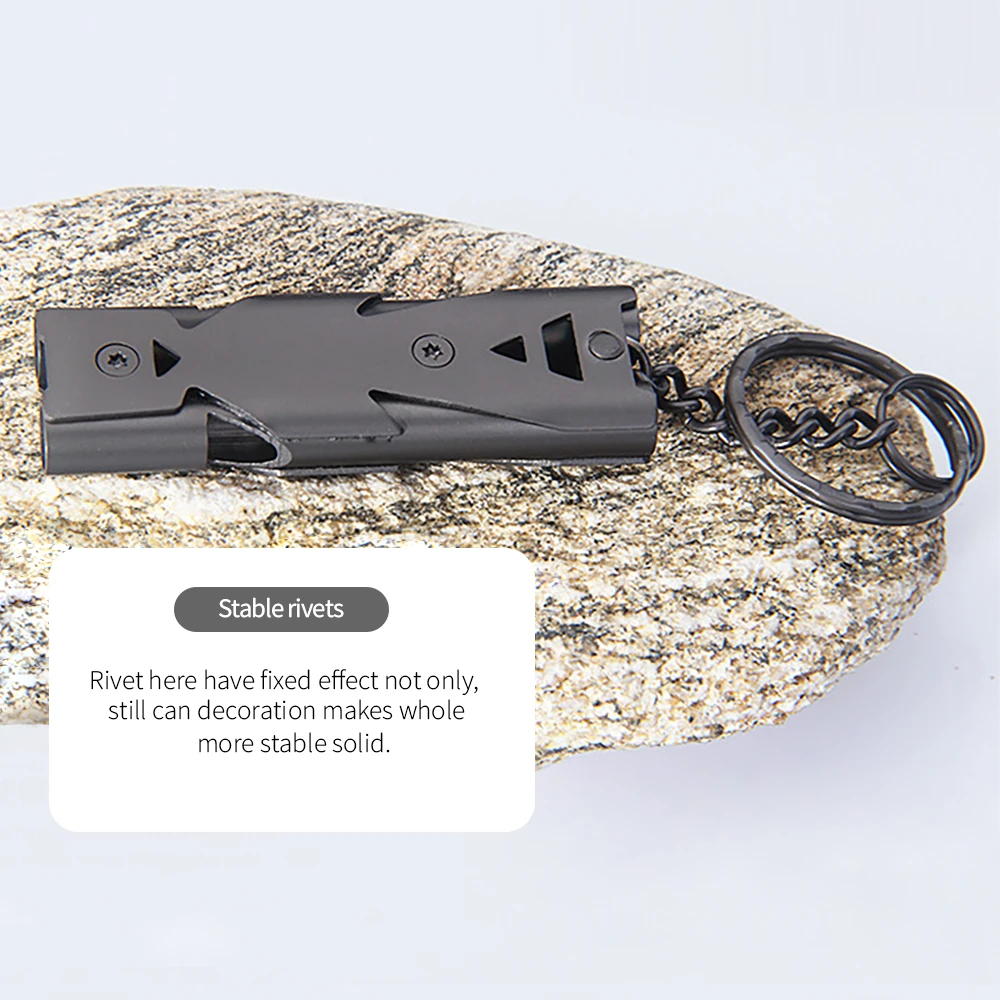 Hot Aluminum High-frequency Molle Emergency Survival Whistle Keychain for Camping Hiking Outdoor Sport Accessories Tools 150 dB | Спорт и