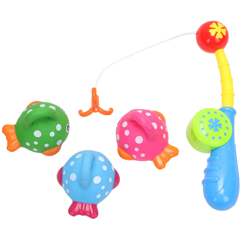 1 Набор из 8 игрушек для ванной мультяшная игрушка рыбалки летняя бассейна детей (6