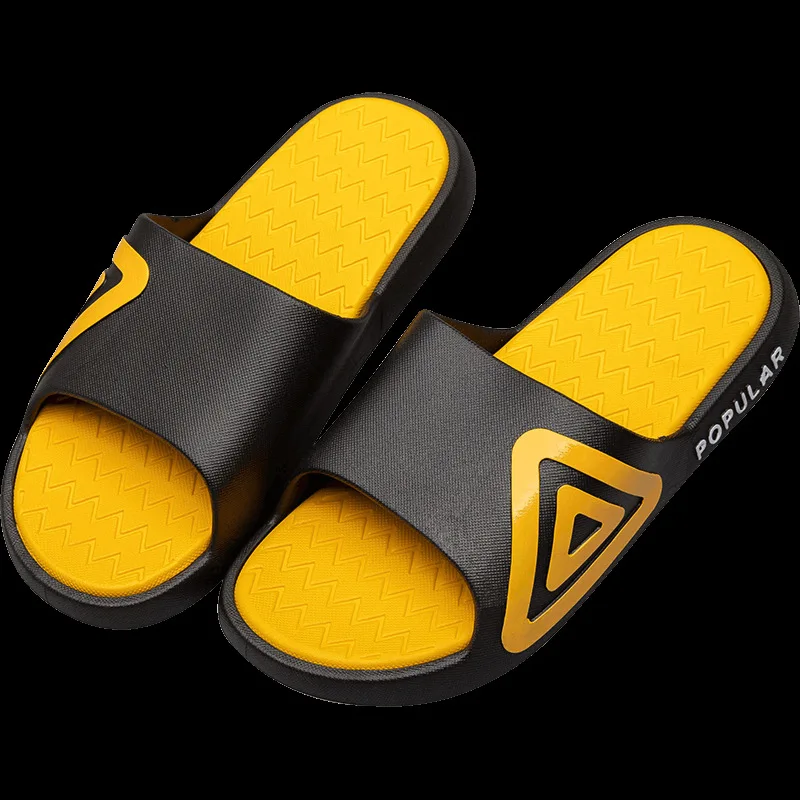 

Summer Home Men and Women Slippers Simple Shoes Non-slip Bathroom Slides Flip Flops Couples Indoor Women Platform Slippers