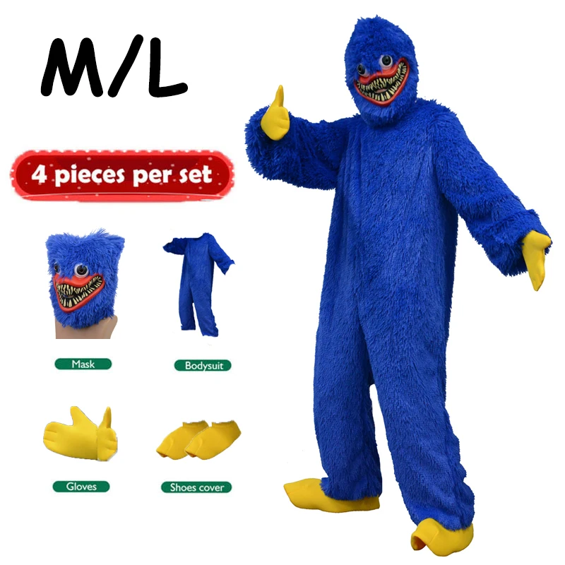

Новинка Huggy Wuggy плюшевый костюм Мак игра косплей костюмы Одежда Горячие страшные мягкие игрушки для вечеринки для мальчиков