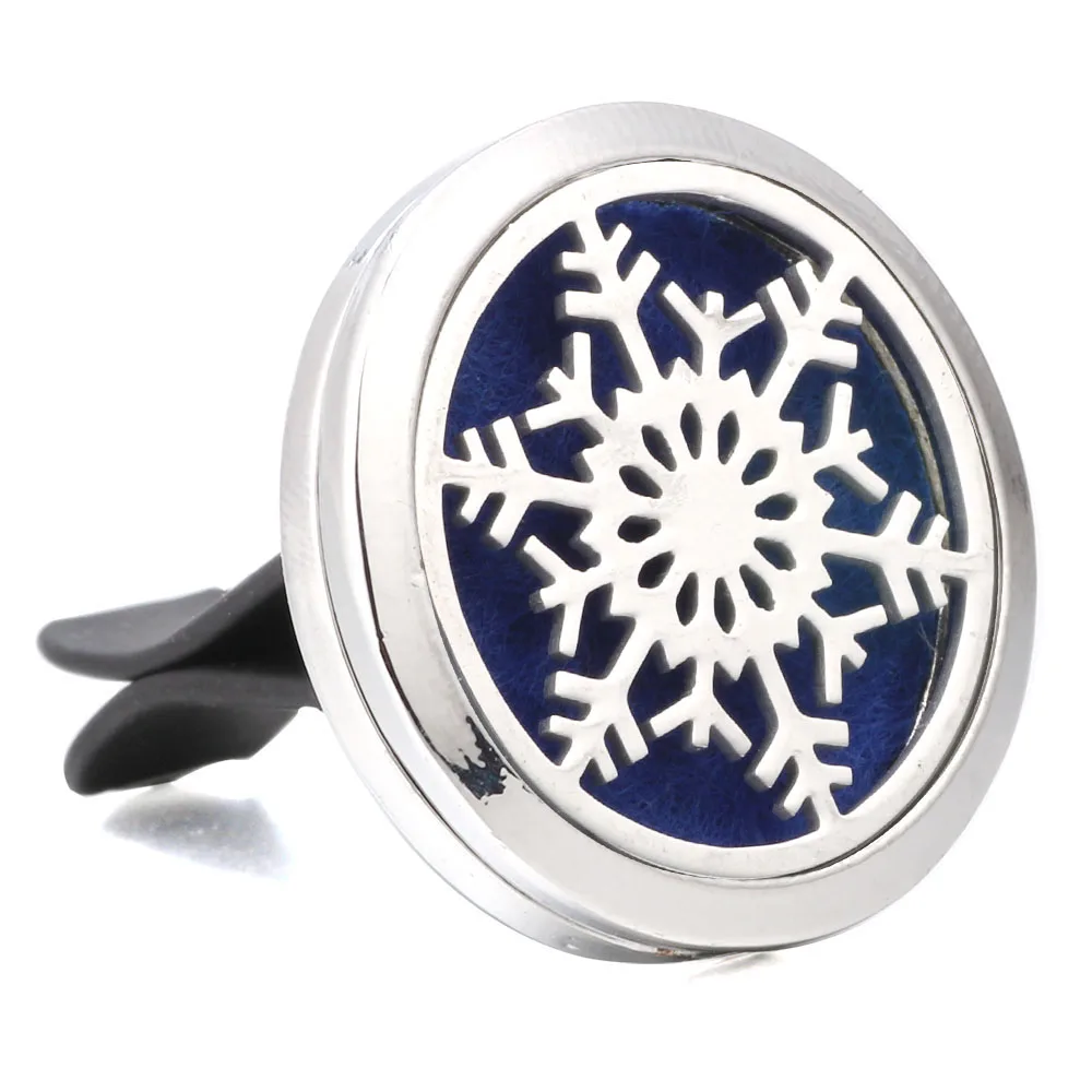 Автомобильный освежитель воздуха Рождественская елка Снежинки эфирное масло