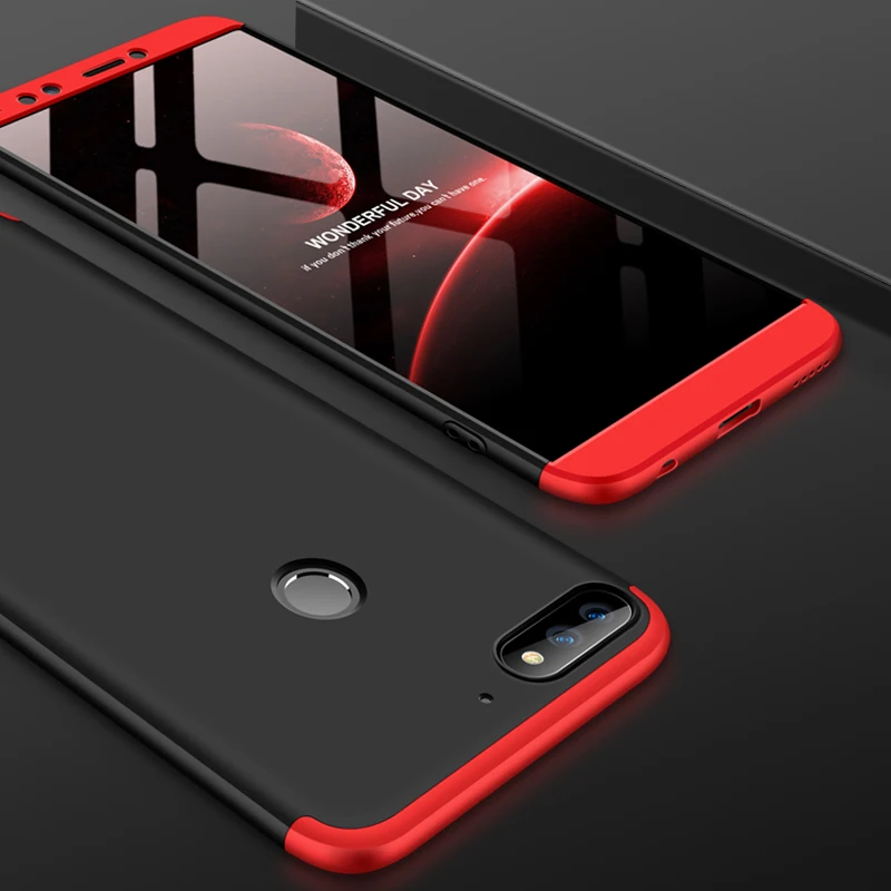 GKK для huawei Honor 7C 7X Защитная жесткая матовая поверхность из поликарбоната чехол 3в1