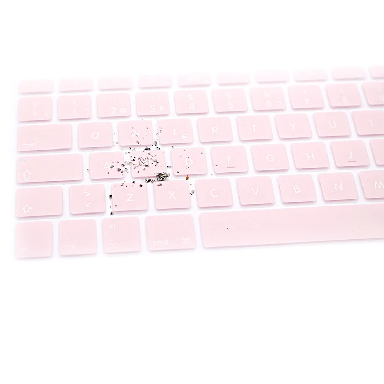 Силиконовый чехол HRH для клавиатуры с испанской раскладкой Защитная пленка Macbook