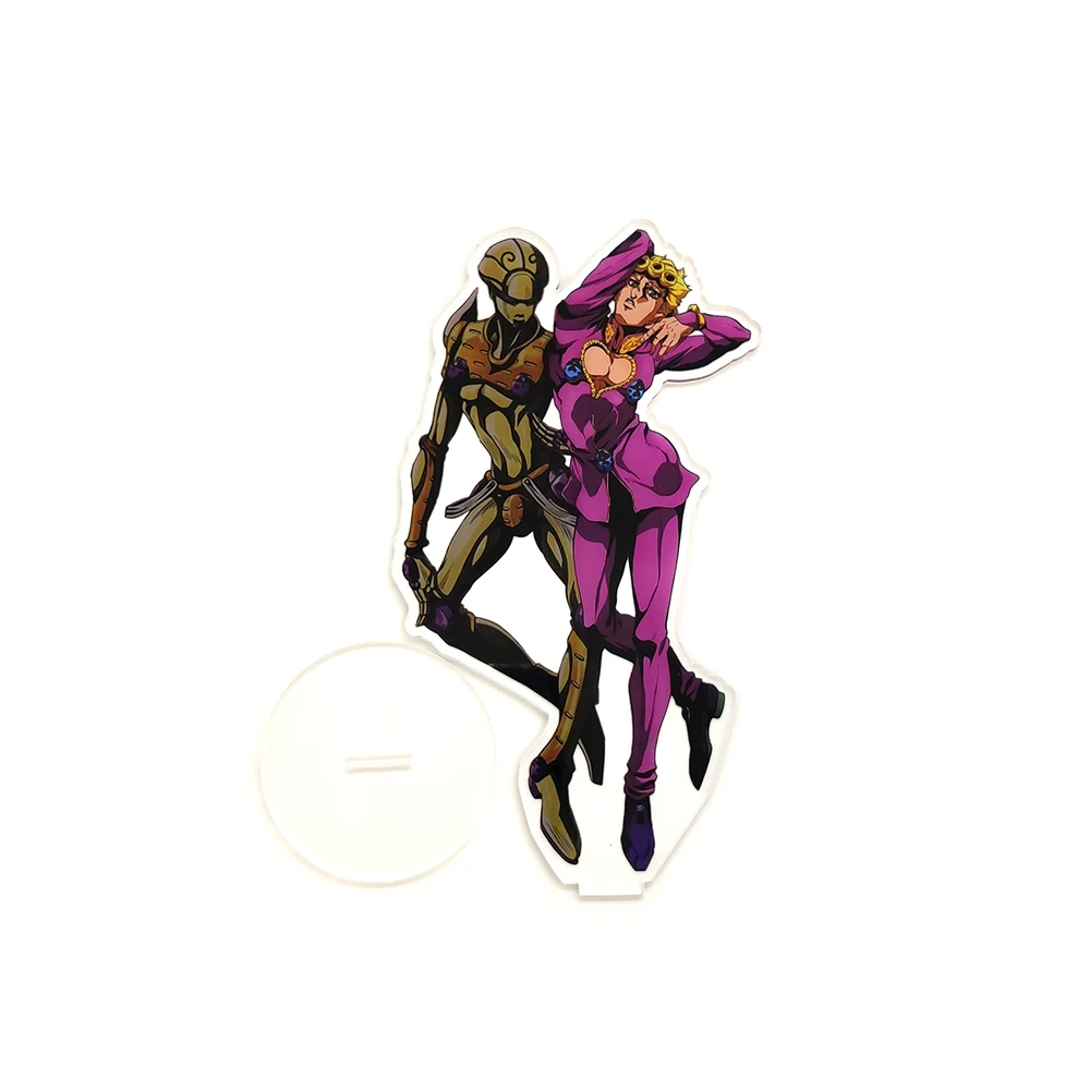 JOJO для невероятное приключение Золотой ветер Giorno Giova Bruno Bucciarati акриловая подставка фигурный модельный пластина Держатель торт Топпер