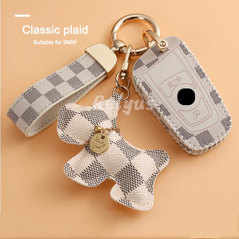 

Leather Car Key Case Cover For BMW 520 525 F30 F10 F18 118i 320i 1 3 5 7 Series X3 X4 M3 M4 M5 Car Styling Auto Shell Accessory