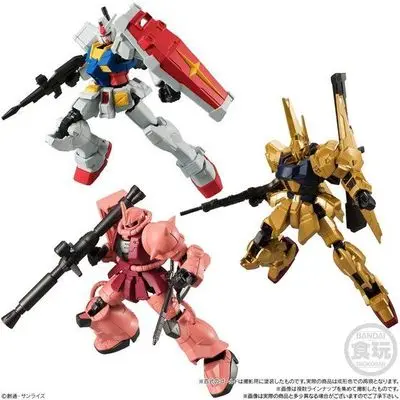 Оригинальный 3 в 1 г рамка GUNDAM Модель RX 78 2 Zaku II Единорог робот игрушка|Игровые