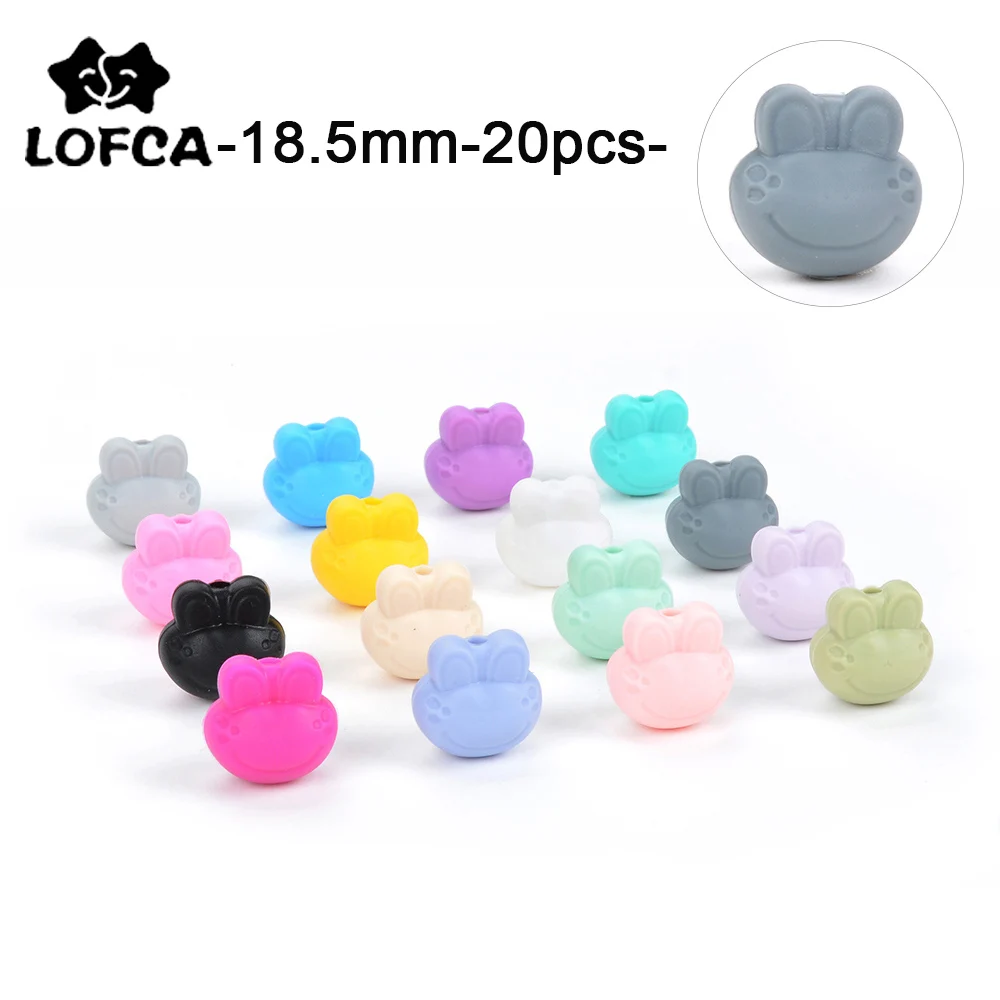 

Силиконовые бусины LOFCA в виде лягушки 20 шт., мультяшный силиконовый детский Прорезыватель для зубов, жевательная зубная соска, зажим, ожерел...
