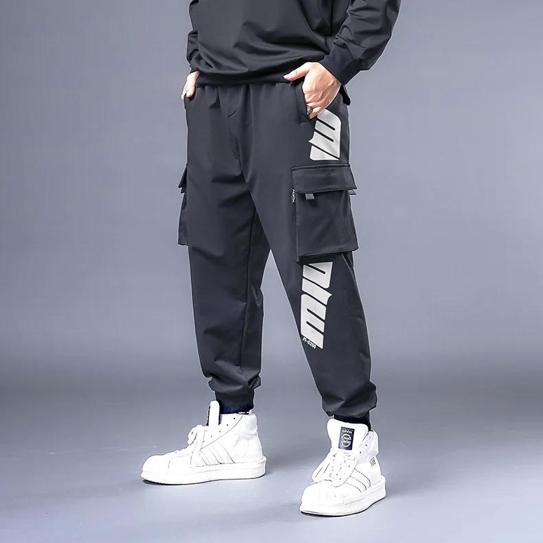 Plus 7XL 6XL XXXXXL Men Hip Hop Black Cargo Pants joggers Sweatpants Overalls Men Streetwear Harem Pants Women Fashions Trousers