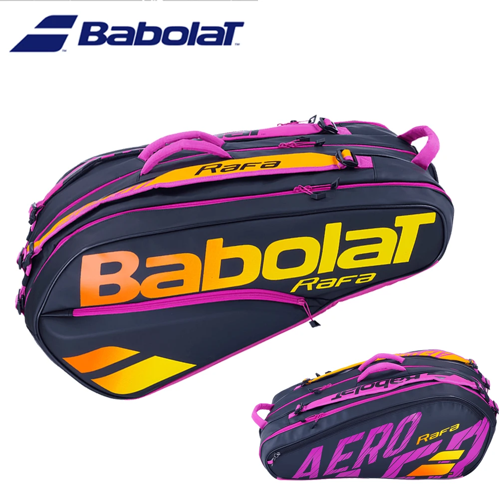 

Оригинальный рюкзак BABOLAT RH6/12 Pure Aero Rafa, многофункциональная спортивная сумка, сумка для тенниса, сумка для бадминтона