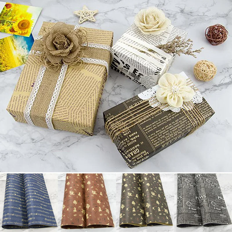 5 шт. Цветочная подарочная упаковка из крафт бумаги|Крафт-бумага| |