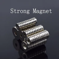 neodymium magnet rare earth small strong round magnet with hole permanent fridge electromagnet ndfeb nickle magnetic