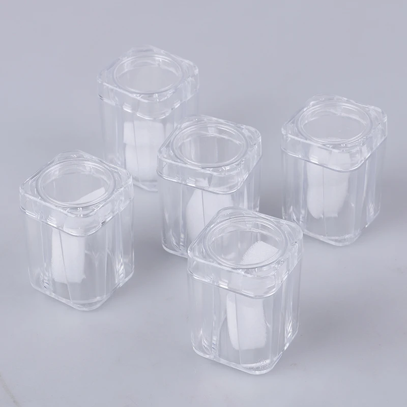 1 шт. пластиковая прозрачная коробка для капсул Коллекционная трубка держатель