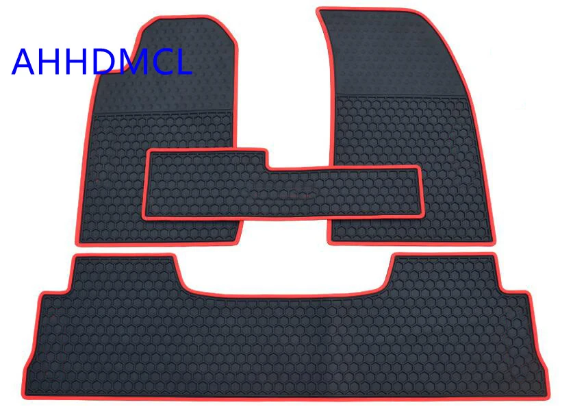 

Автомобильные резиновые коврики для шасси, Нескользящие коврики, коврики для ножек для Isuzu MU-X 7 мест 2017 2018, левый руль