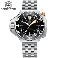 steeldive sd 1969 ploprof mens diver watch automatic self winding mechanical bgw9 luminous 1200m water resistant sapphire watch
