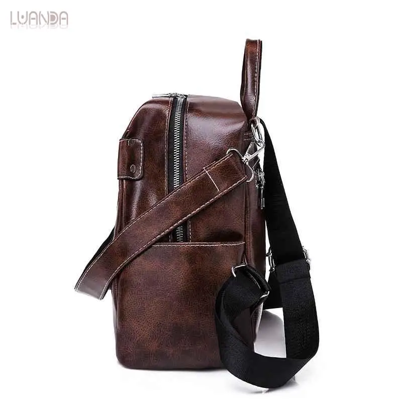 Модный кожаный рюкзак Женские винтажные рюкзаки для девочек подростков