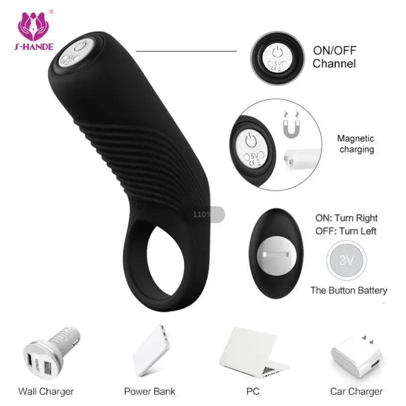 9 мощное вибрирующее кольцо для пениса петух дистанционный контроль силикон