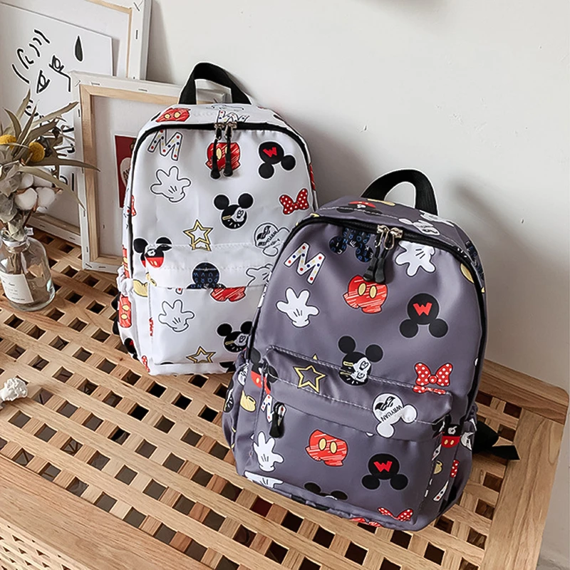 Детский рюкзак Disney для детского сада миниатюрная школьная сумка с принтом Минни