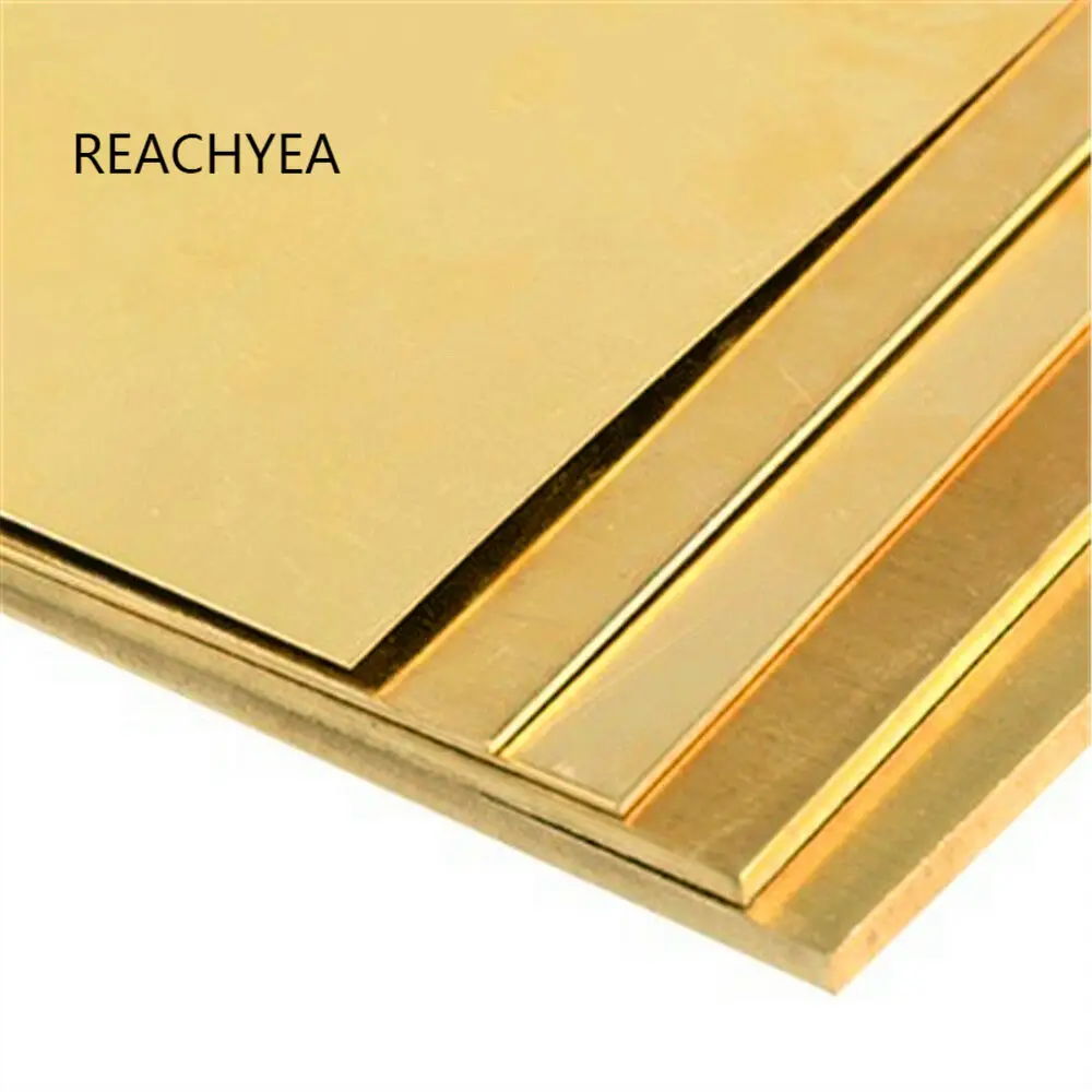 

1pc H62 99.9% pure Brass Strip Copper Sheet Foil Metal Thin Plate Latten 100mm x 200mm x 0.8mm 1mm 1.5mm 2mm 3mm Thick