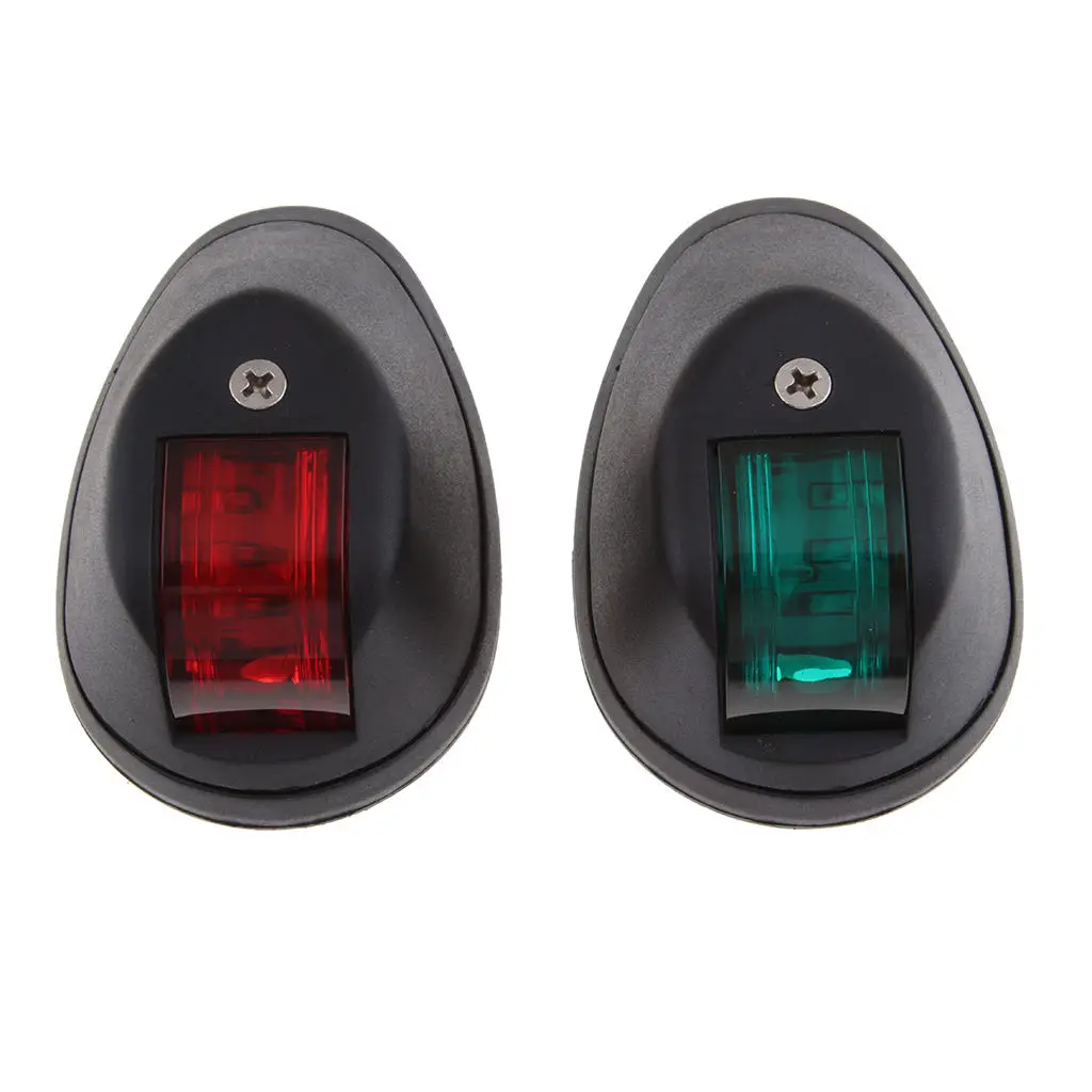 

Красные и зеленые светодиодные навигационные огни, Светодиодные индикаторы для лука, порта, морского берега, Понтона, яхты, пассажира, 12 В по...