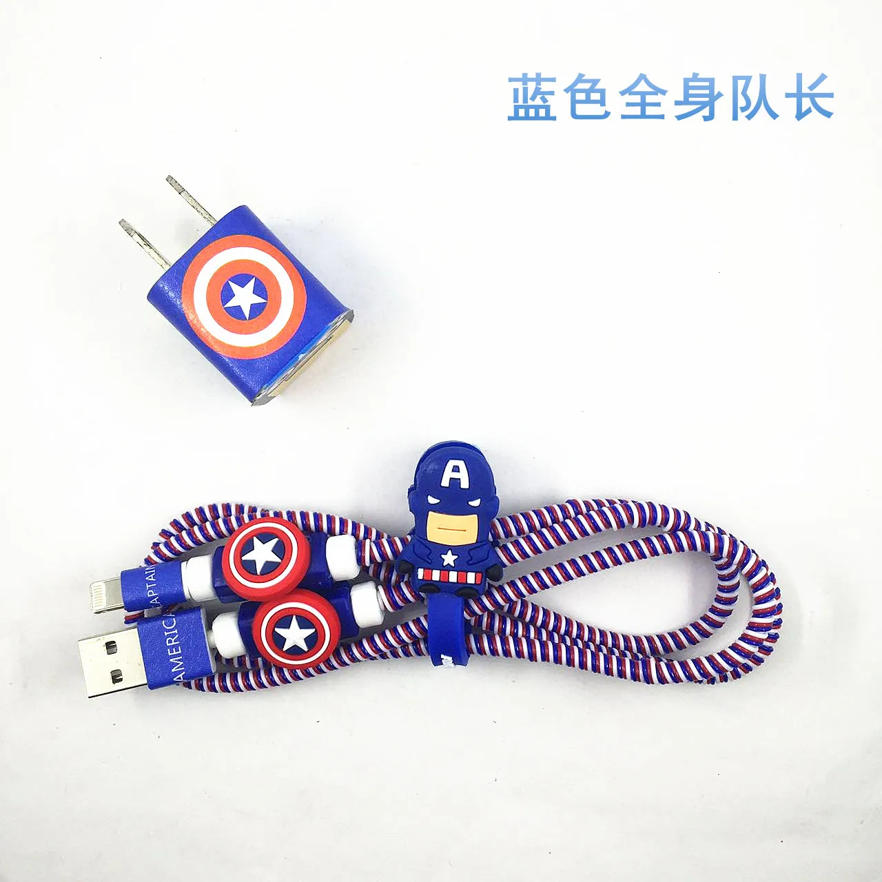 Набор намоток кабелей Disney мультяшное зарядное устройство протектор кабеля USB +