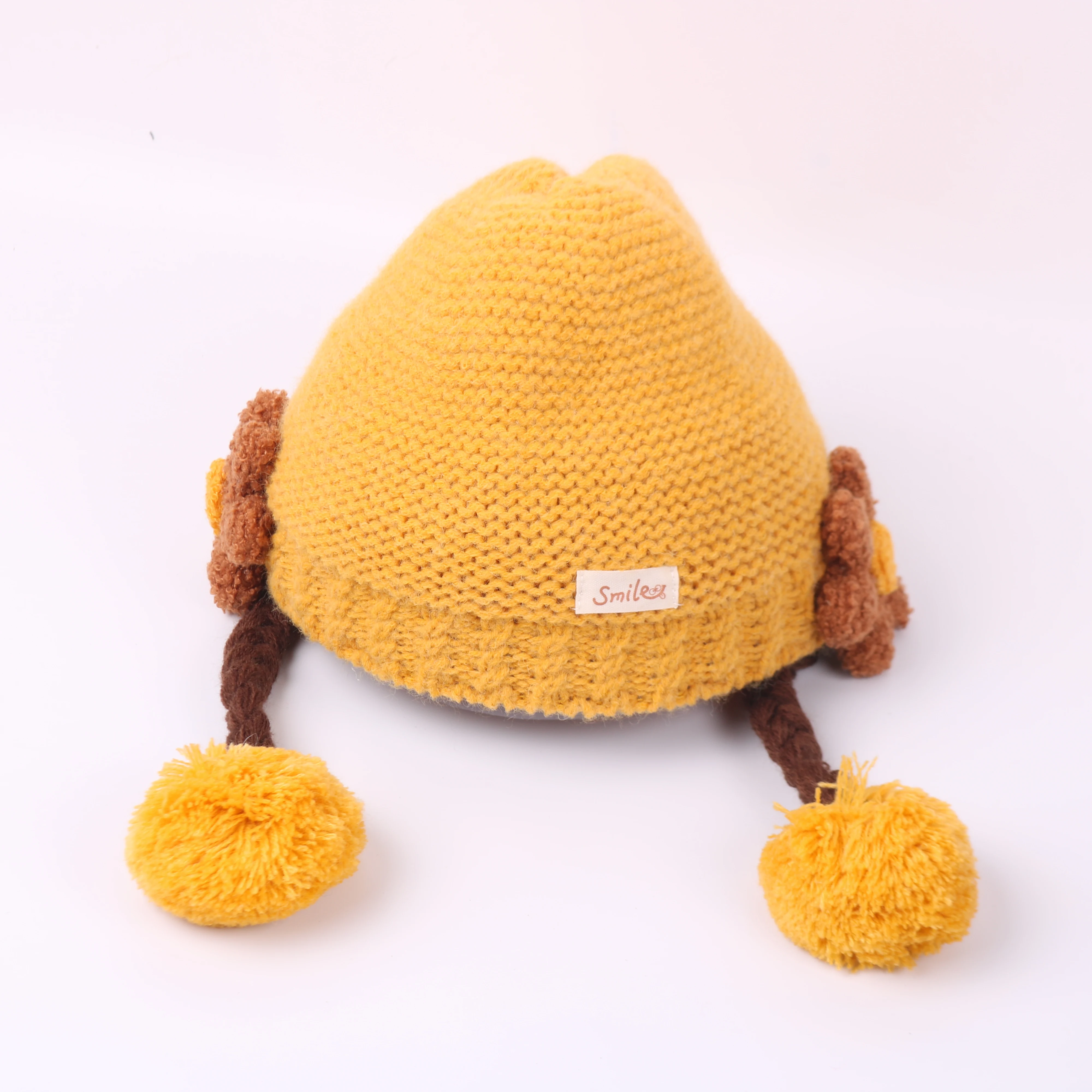 

Winter Warm Hat Baby Kids Knitted Hat Children Girl Boy Beanies Hats bonnet