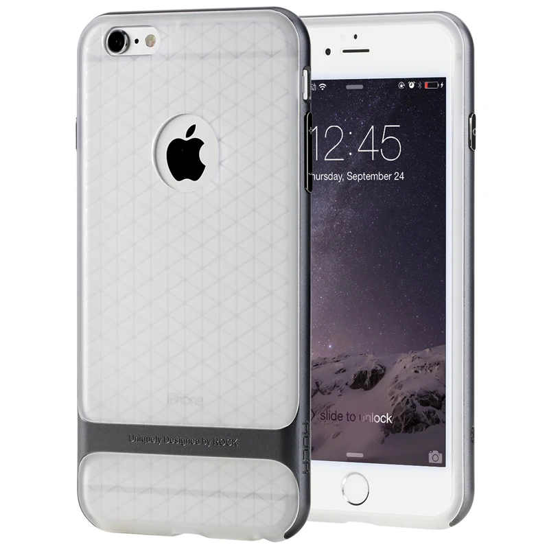 Чехол Rock Royce для iPhone 6 Plus, роскошный гибридный чехол из ТПУ+ поликарбоната, Прозрачный чехол для iPhone 6S plus, Прямая поставка