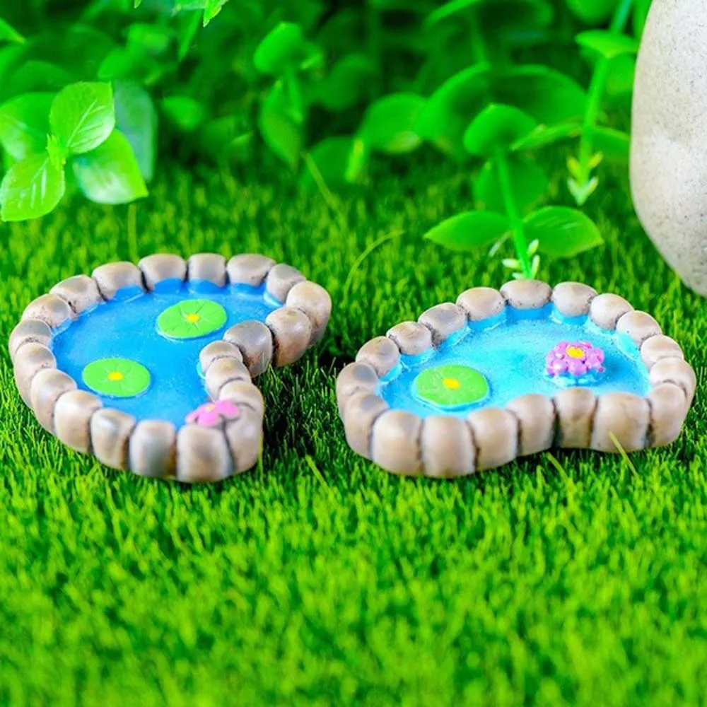 Миниатюрные статуэтки для моста воды маяков сказочный садовый гном фотоальбом