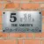 Семейный алюминиевый знак на дом, персонализированное Имя/номер дома и улица - изображение