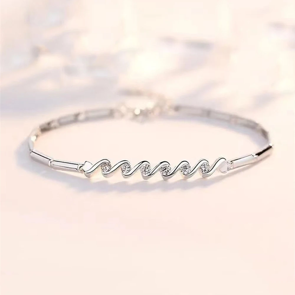 Браслеты из нержавеющей стали для женщин ювелирные изделия сплава модные