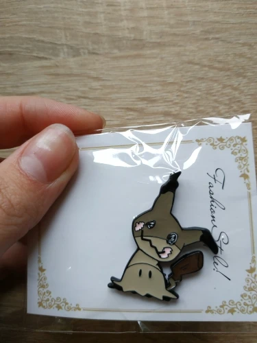 

K1233 Fashion Jewelry Cute Mimikyu Metal Enamel Pins and Brooches for Women Men Lapel Pin Backpack Bags Badges Kids Gift