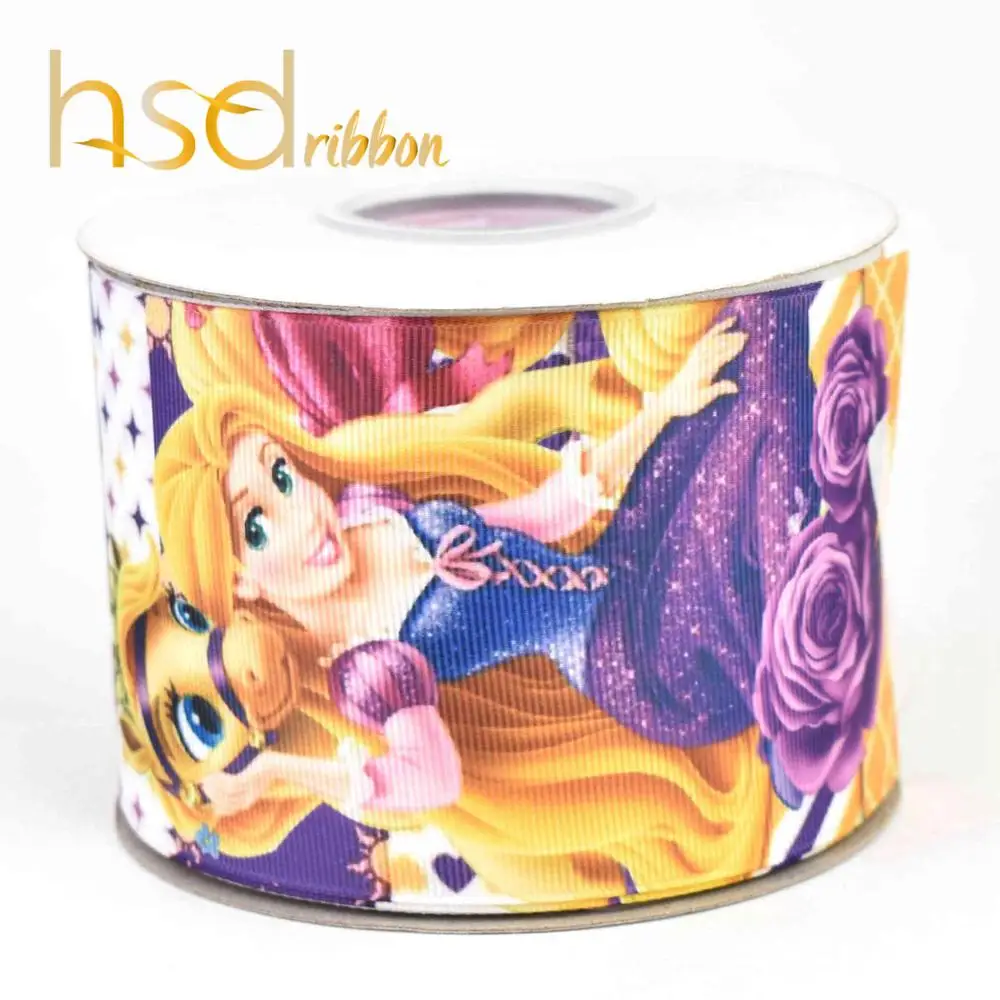 09 HSDCraft 22 мм 25 мм 38 мм 50 мм 75 мм Принцесса Серия HT Grosgrain лента 10 ярдов/рулон - Цвет: 09