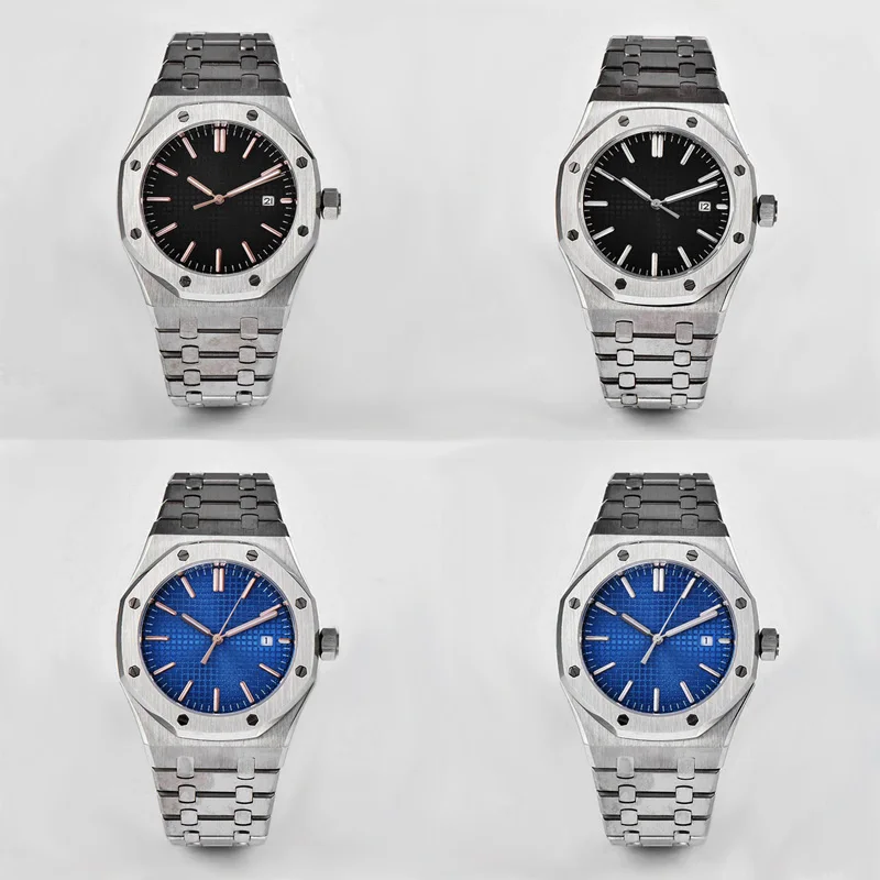 Мужские часы Royal oak 41 мм 15400 автоматический механический сапфировый Кристалл
