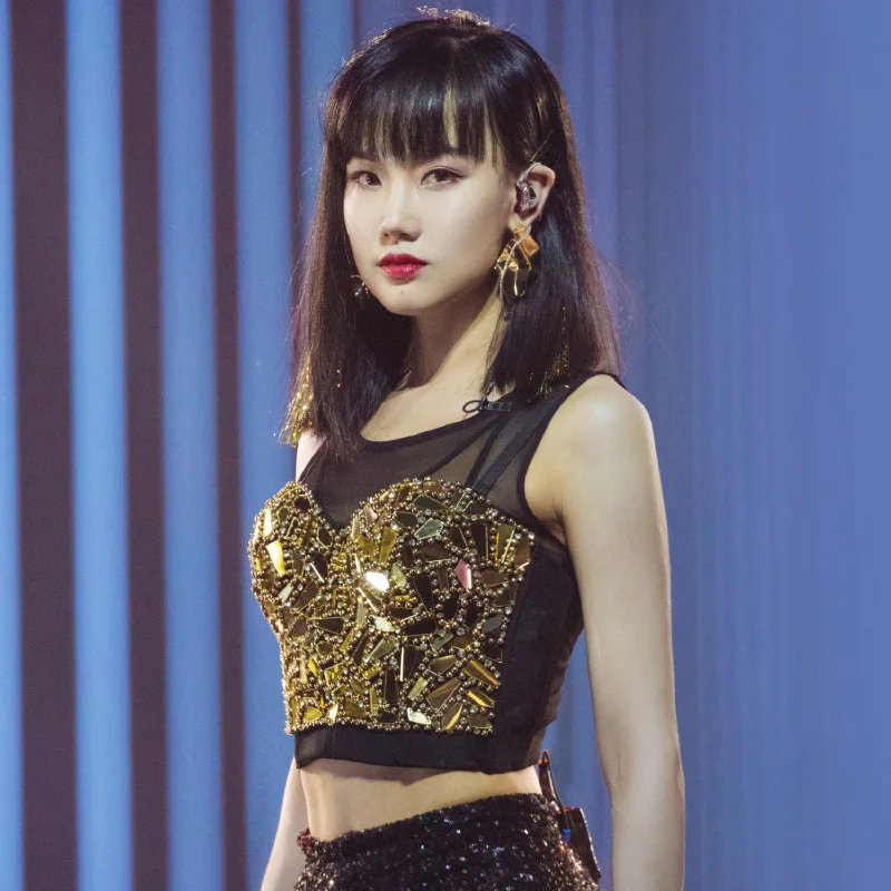 

Модный топ-труба для ночного клуба и вечерние, Привлекательный Топ с акриловыми бусинами, Лидер продаж, укороченные топы с открытой спиной д...