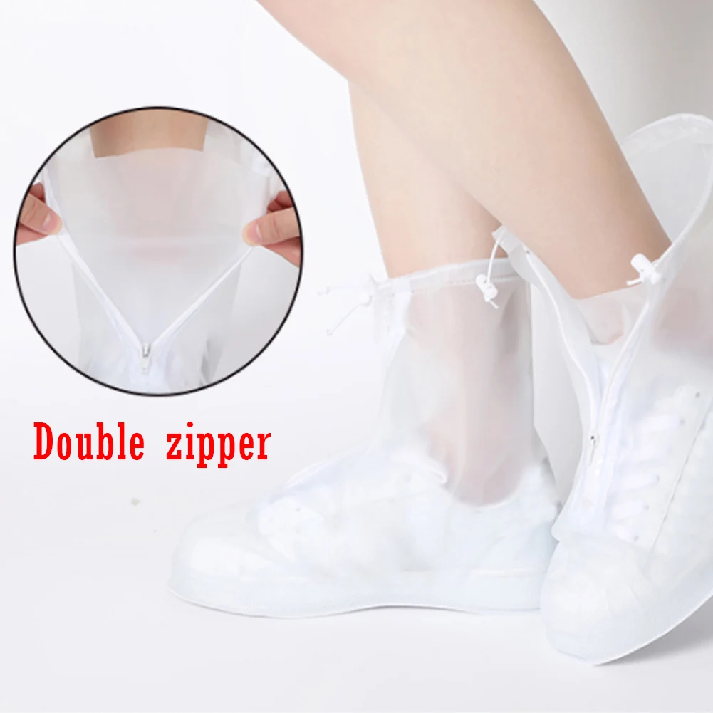 Women'S Flat Shoes Covers Rain Boots Non-Slip Rainproof Thick Wear-Resistant Cover Waterproof Outdoor | Дом и сад