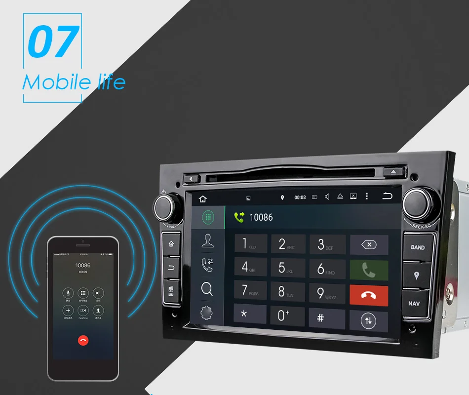 Eunavi 2Din четырехъядерный 7 дюймов Android 9,0 Автомобильный DVD радио плеер gps Navi для Vauxhall Opel Astra H G Vectra Antara Zafira Corsa