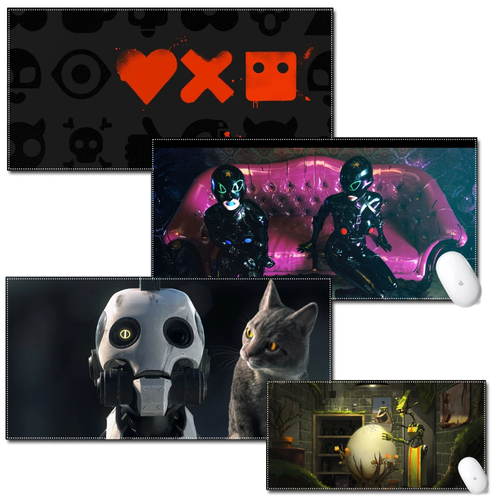 

Большой игровой коврик из натурального каучука, 40x80 см, 30x0 см