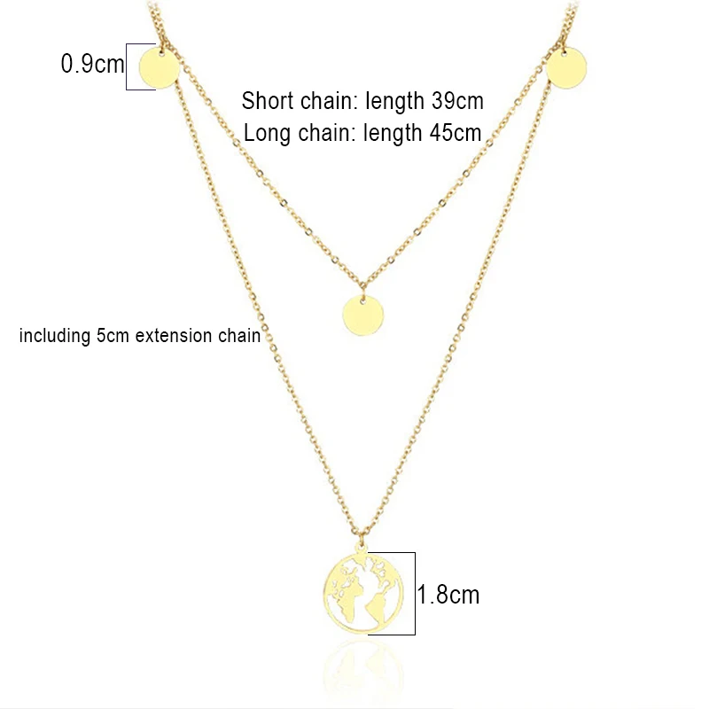 MWM boho multi layer necklace for women Party birthday wear jewellery moon coin pendant heart | Украшения и аксессуары