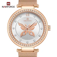 naviforce watches for woman waterproof brand fashion luxury expensive clock romantic bracelet elegant quartz smart wristwatcive