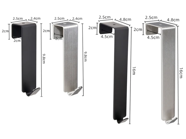 Appendiabiti Da Bagno Multiplo Con 4 Ganci 40 Cm Acciaio Inox Lucido Gedy - Vendita Online - Foto 4