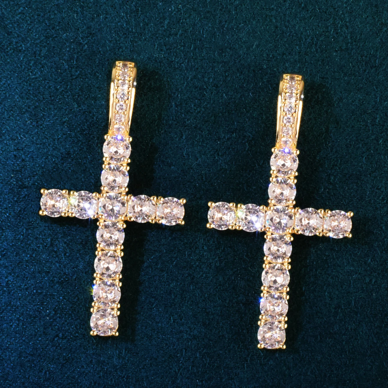 Цепочка с подвеской в один ряд для мужчин и женщин ожерелье из меди циркония 4 мм