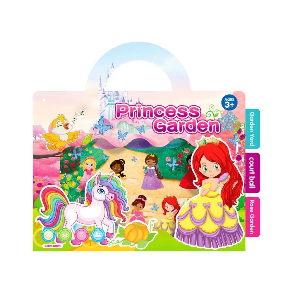 

Reusable Sticker Books Static & Adhesive Stickers Book Ocean Animals Dinosaur Sticker Books Educational Learning Toys For 2 -