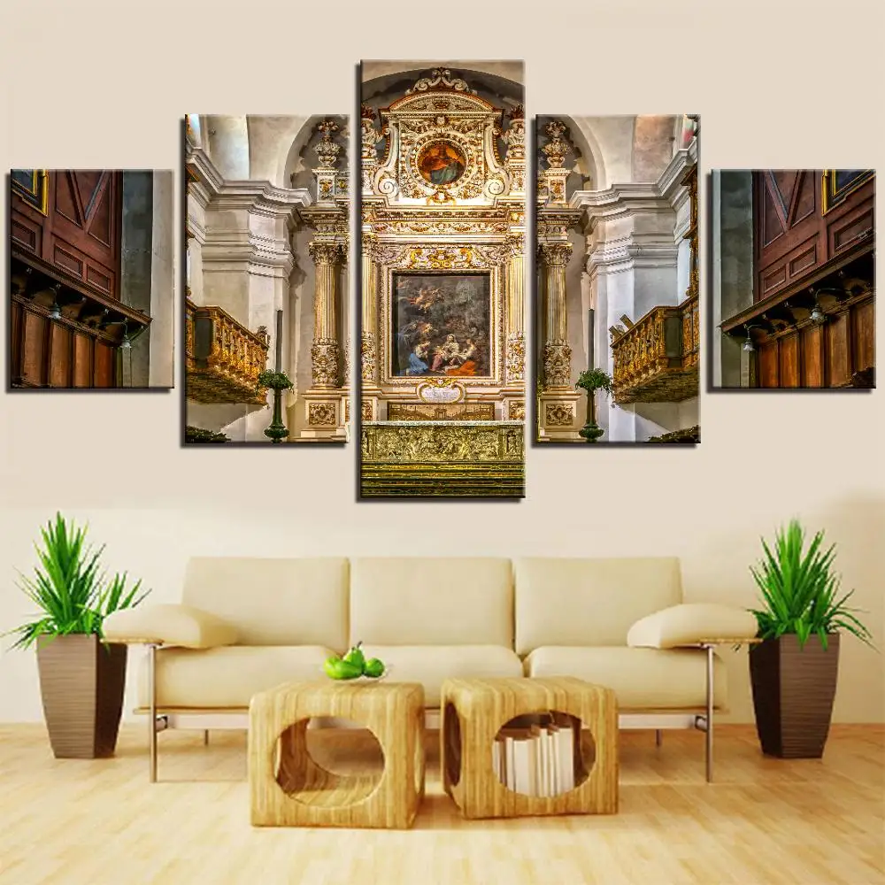 5 шт. церковная холщовая картина Иисуса религиозный постер Молящиеся картинки