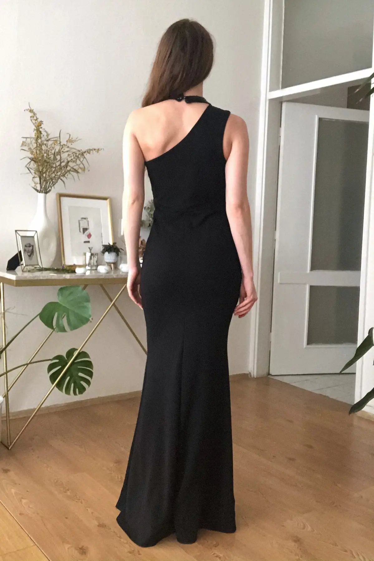 

Trendyol Low-Cut Evening Dress & Prom Gown TPRSS20AE0308