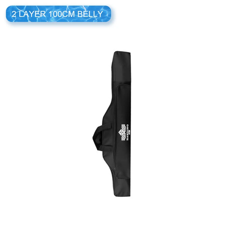 2 Layer 100cm Belly Утолщенная уличная 2/3 слойная сумка для рыбалки, водонепроницаемая сумка для рыболовных снастей, сумка для удочки, сумки для хранения, для ловли карпа, XA140G - Цвет: 2 Layer 100cm Belly