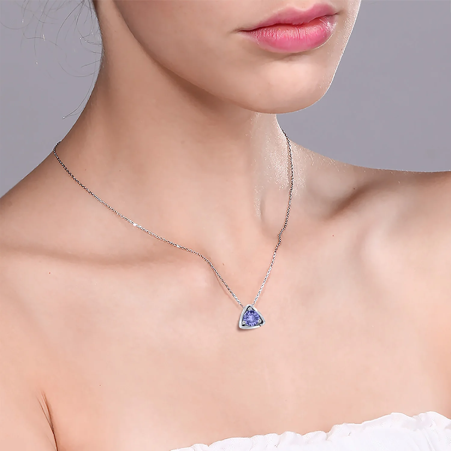 Подвеска GemStoneKing 0 46 Ct с цепочкой для женщин|Подвески| |