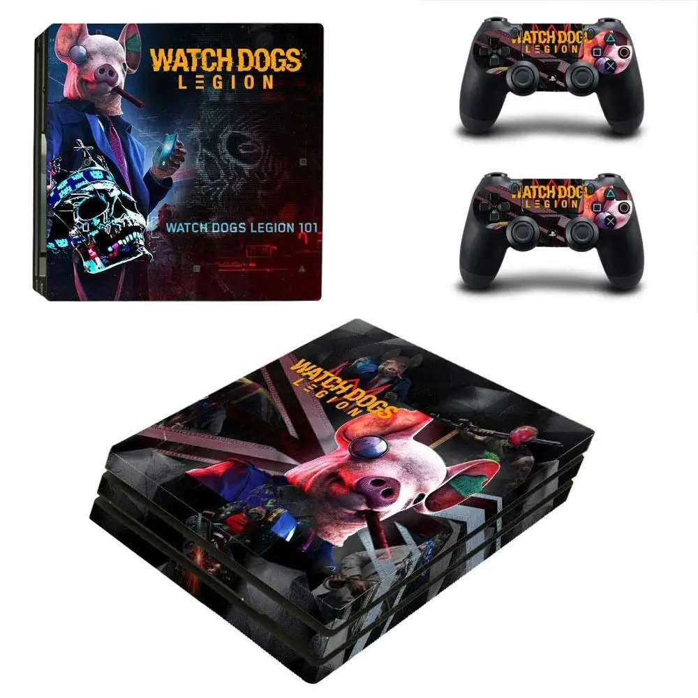 PS4 Pro наклейка s Watch Dogs: Legion Play station 4 на кожу Стикеры для playstation консоль и