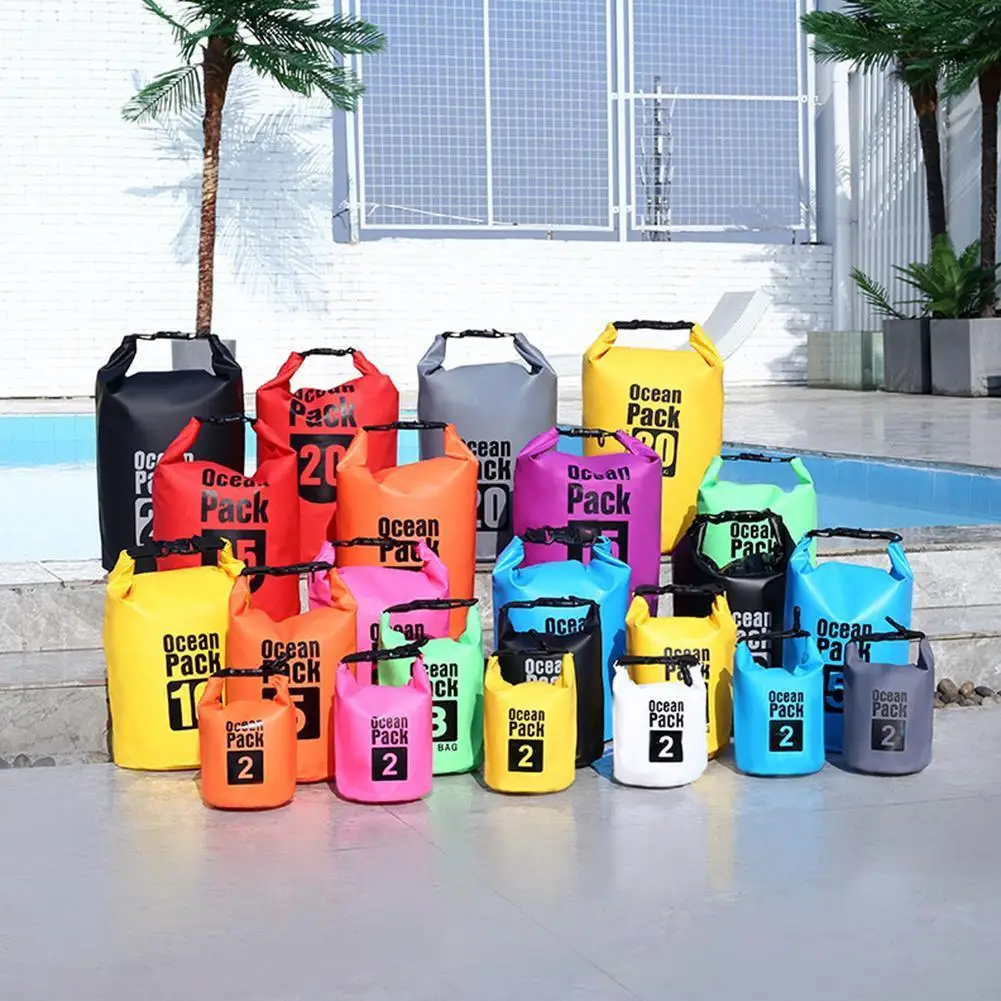 

Плавающая сумка, водонепроницаемая уличная пляжная сумка-мешок на одно плечо из ПВХ, в рулоне