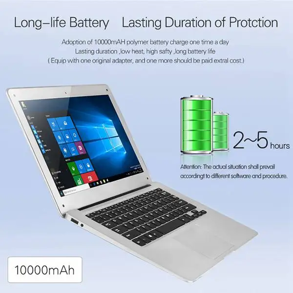 Jumper EZbook 2 Windows 10 ноутбук Intel 4 Гб ОЗУ 64 четырехъядерный 14 1 дюйма тонкий ультрабук
